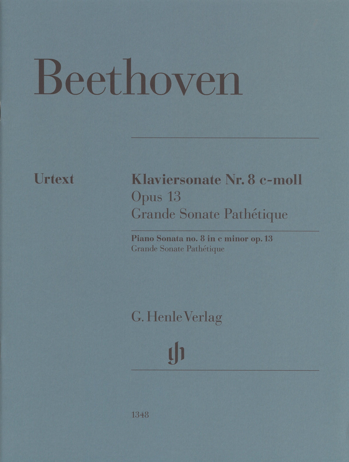 Klaviersonate Nr.8 c-moll Op.13 [Grande Sonate Pathetique 