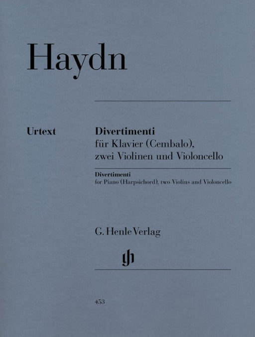 Divertimenti for Piano 2 Violins and Violoncello