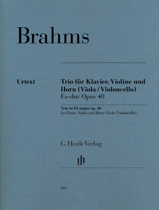 Trio fur klavier,violin und Horn(Viola/Violoncello) Es dur Op.40