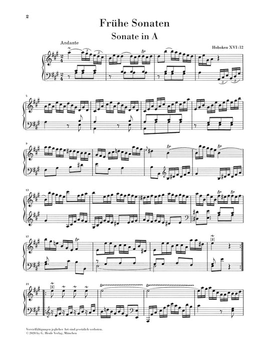Samtliche Klaviersonaten 1(without fingering)