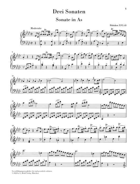 Samtliche Klaviersonaten 3(without fingering)