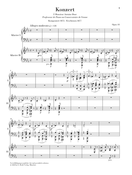 Klavierkonzert Nr.4 c-moll Op.44(PD)