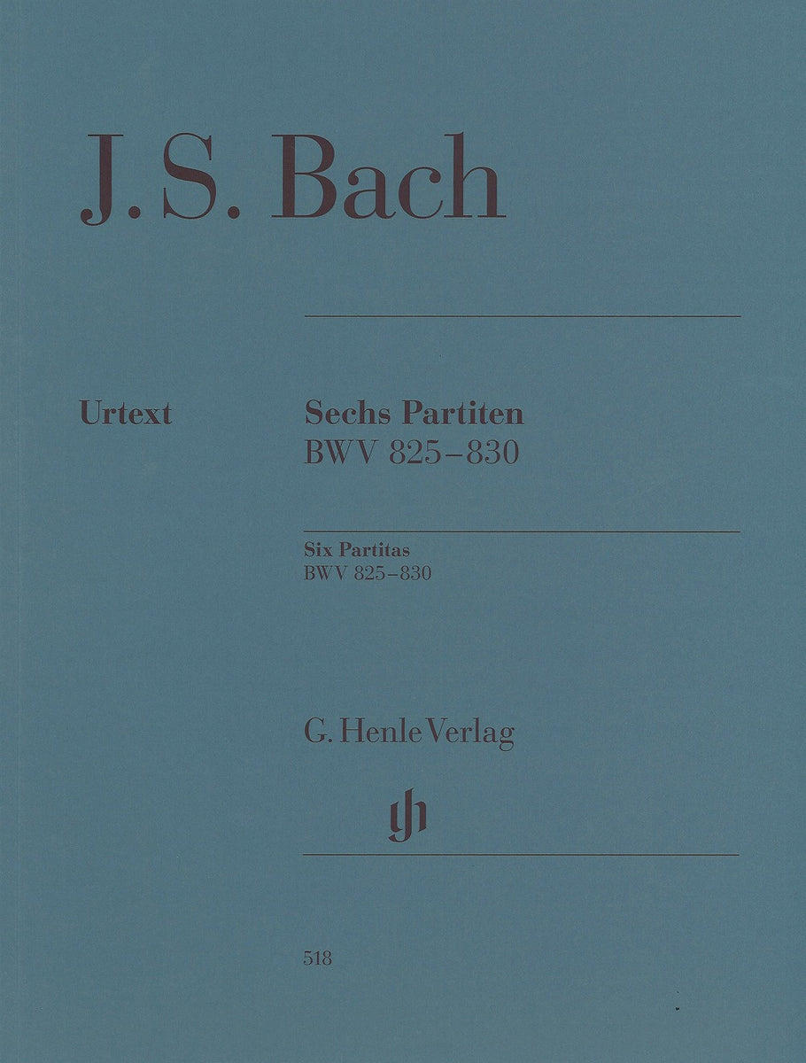 6 Partiten BWV825-830 - 6つのパルティータ - J.S.バッハ — 楽譜専門店 Crescendo alle