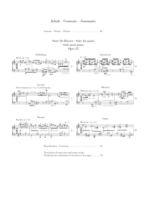 Suite Op.25