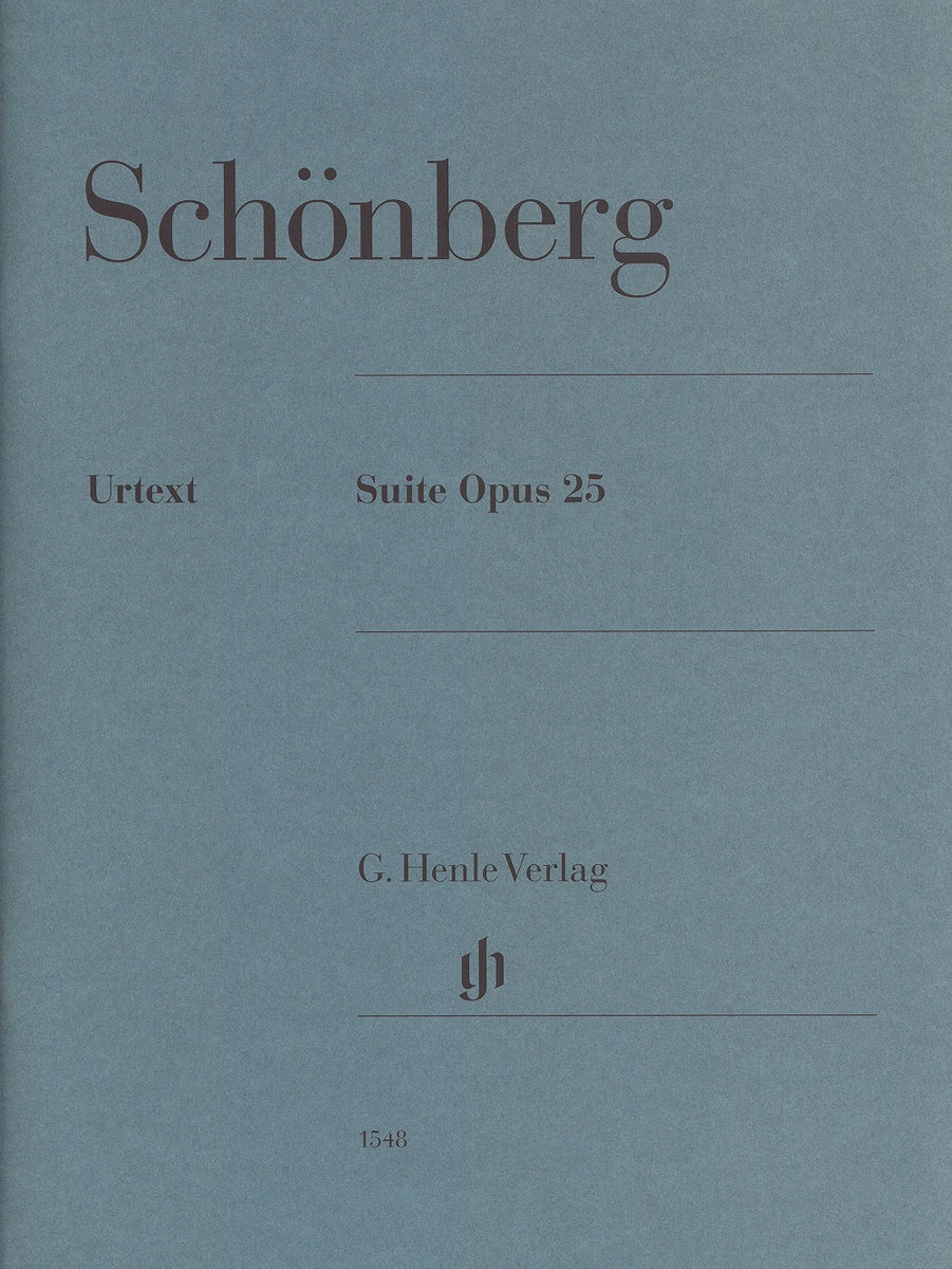 Suite Op.25 - 組曲 作品25 - シェーンベルク — 楽譜専門店 Crescendo alle