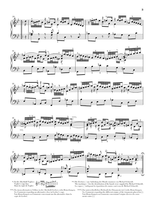 Franzosische Suiten 2 c moll BWV813