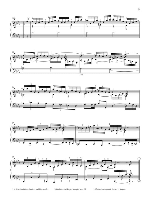 Franzosische Suiten 4 Es dur BWV815