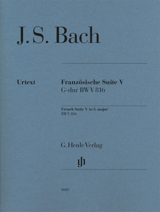 Franzosische Suiten 5 G dur BWV816