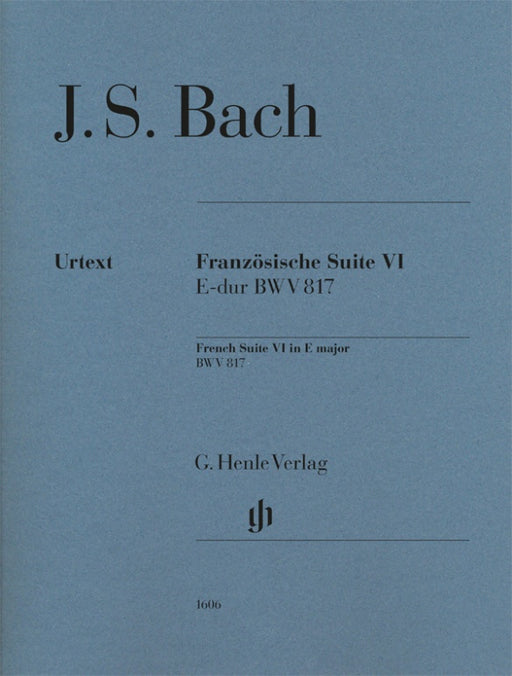 Franzosische Suiten 6 E dur BWV817