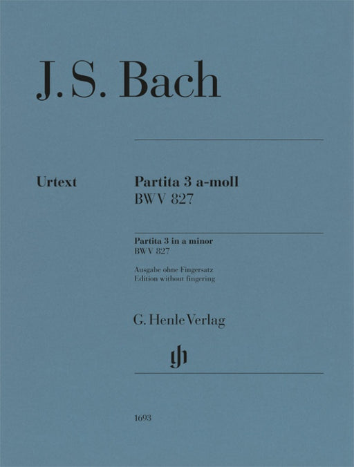 Partita No.3 a-moll BWV827(without fingering)