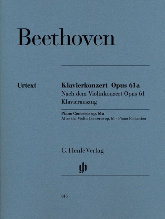 Klavierkonzert op.61a nach dem Violinkonzert op.61(PD)