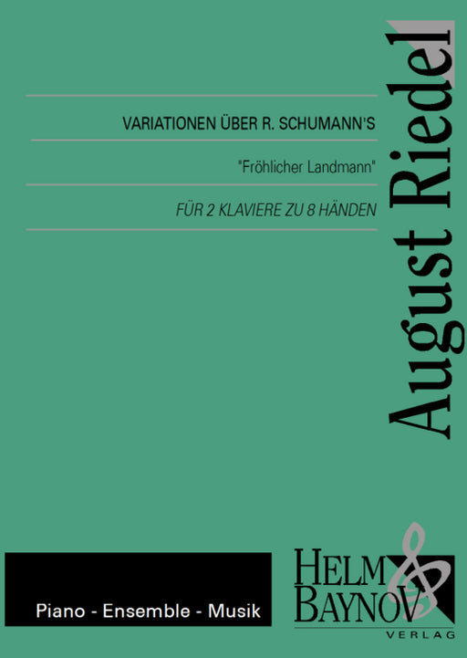 Variationen uber schumann's frohlicher landmann Op.13