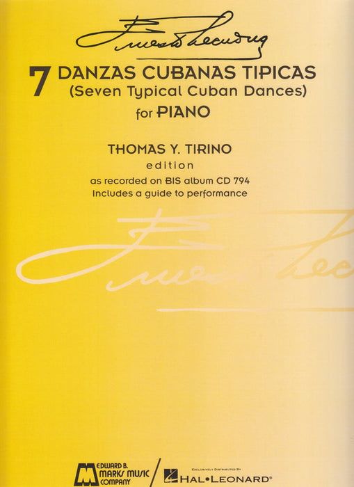 7 DANZAS CUBANAS TIPICAS for PIANO