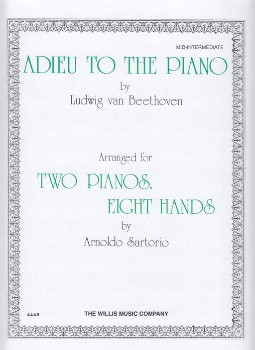 ADIEU TO THE PIANO(2P8H)