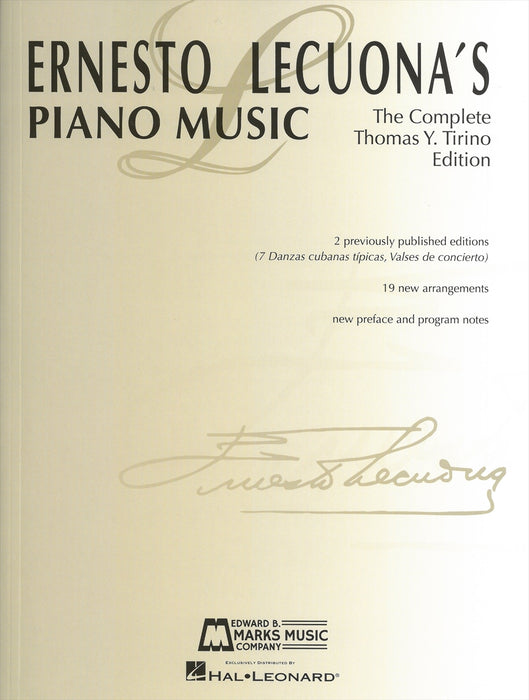Ernesto Lecuona's Piano Music