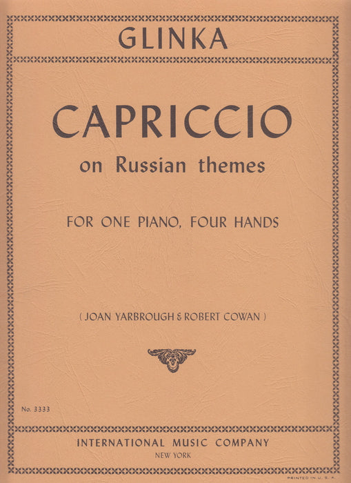Capriccio on Russian themes (1P4H)