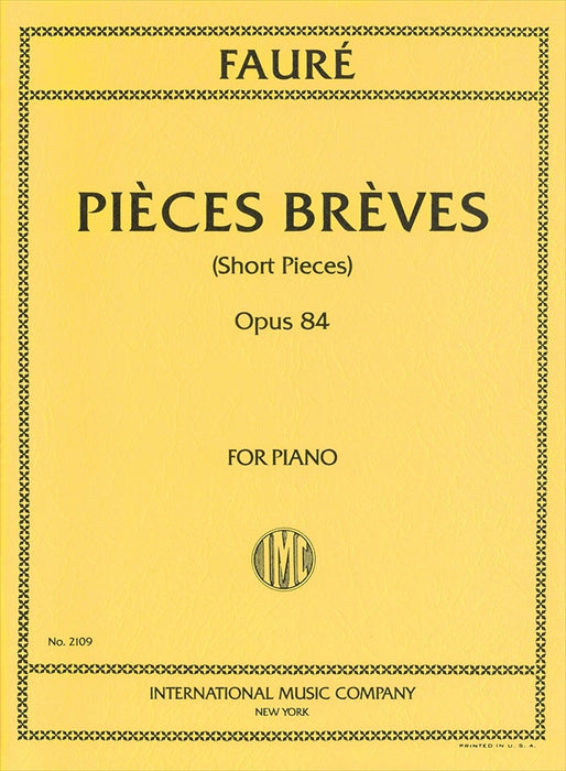 PIECES BREVES(Short Pieces) Op.84