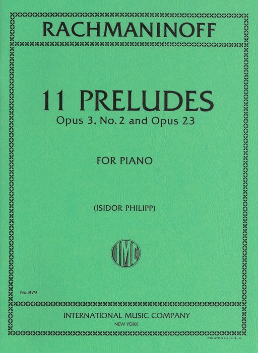 11 PRELUDES Op.3-2 and Op.23