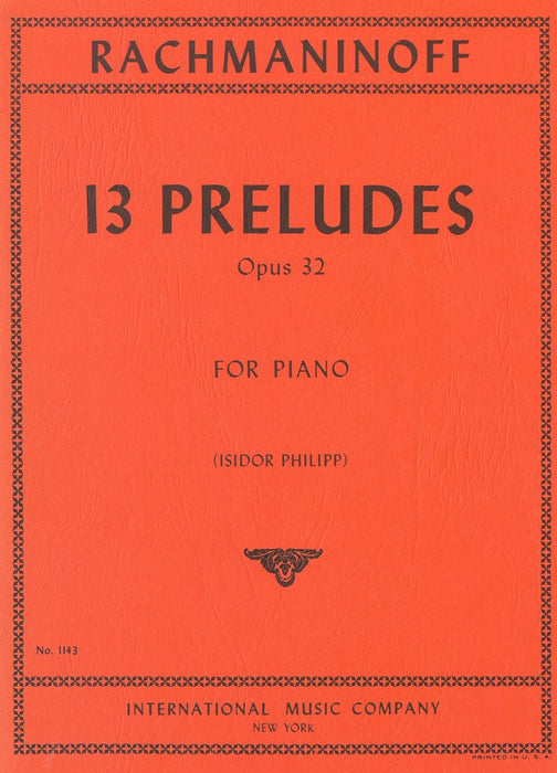 13 PRELUDES Op.32