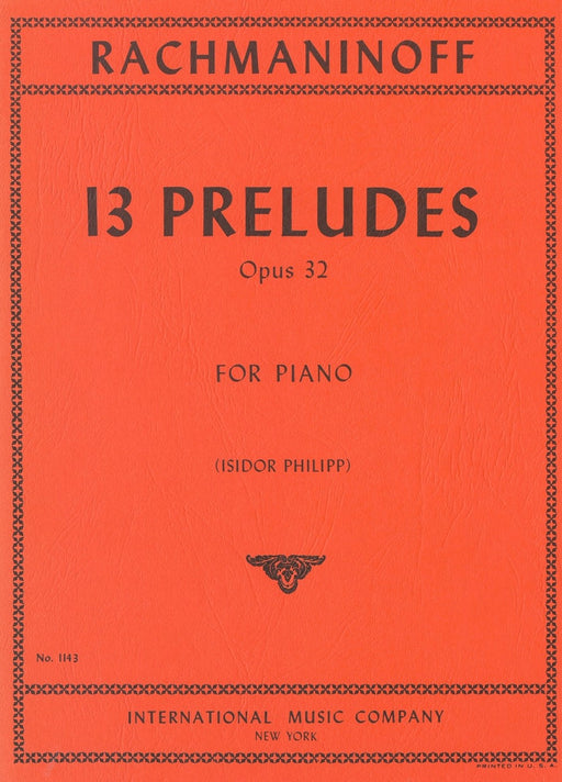 13 PRELUDES Op.32