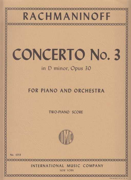 CONCERTO No.3 in D minor, Op.30 for Piano & Orchestra