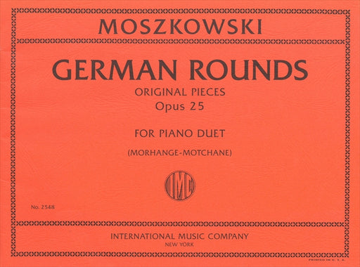 GERMAN ROUNDS Original Pieces Op.25 (1P4H)