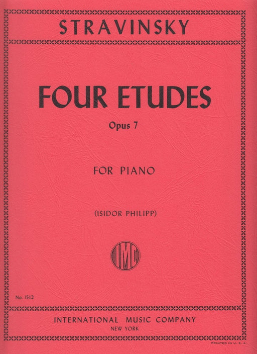 4 ETUDES Op.7