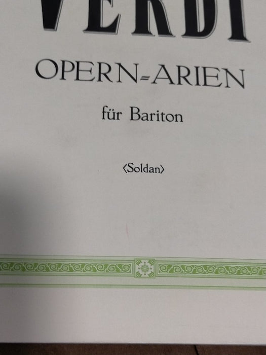 [理由あり品]Ausgewahlte Opern-Arien fur Bariton und Klavier
