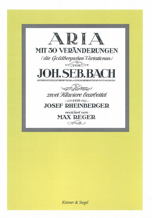 Goldbergschen Variationen BWV988［2P4H] (Aria mit 30 Varanderungen)
