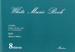 White　Music　Book　NO.259　8段［五線帳・B6横変］