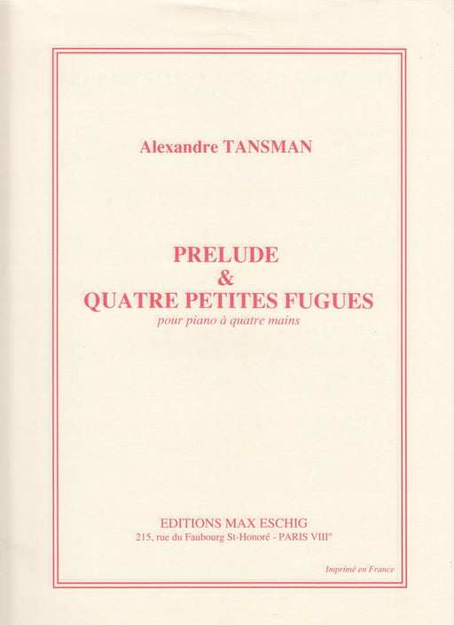 Prelude and Quatre Petites Fugues(1P4H)