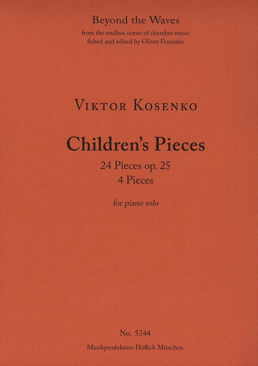 Children's Pieces  24 Pieces Op.25 ＆ 4 Pieces