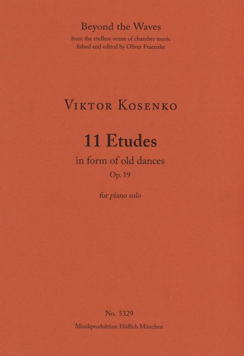 11 Etudes in form of old dances Op.19