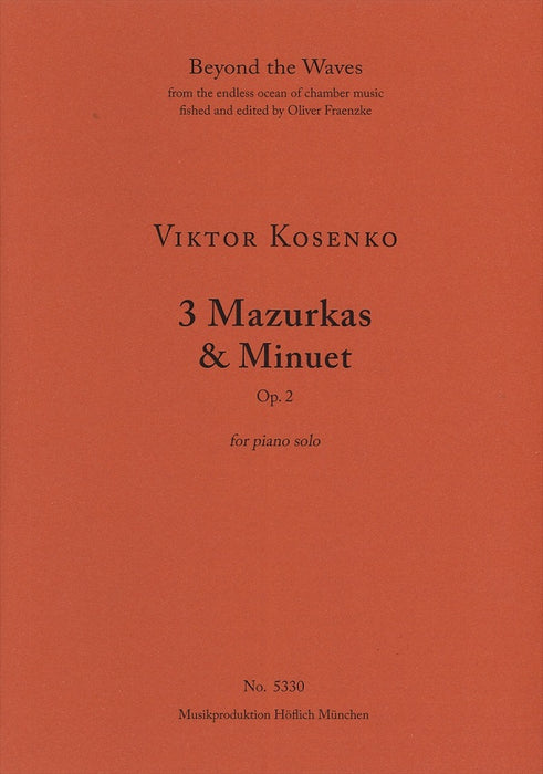 3 Mazurken ＆ Minuet op.2