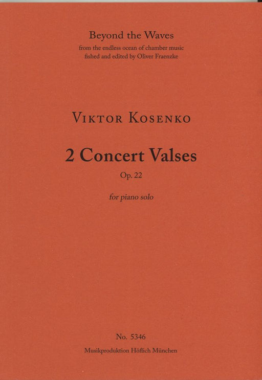 2 Concert Valses Op.22