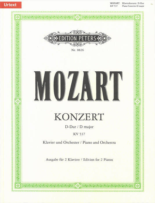 Konzert Nr.26 D-dur KV537 URTEXT