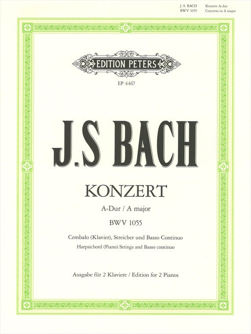 Konzert A-Dur BWV 1055