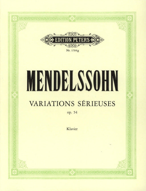 Variations serieuses Op.54