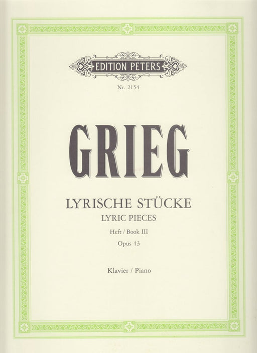 Lyric Pieces Book III Op.43