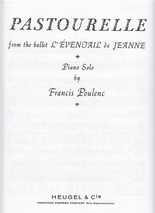 Pastourelle from the ballet L'Eventail de Jeanne