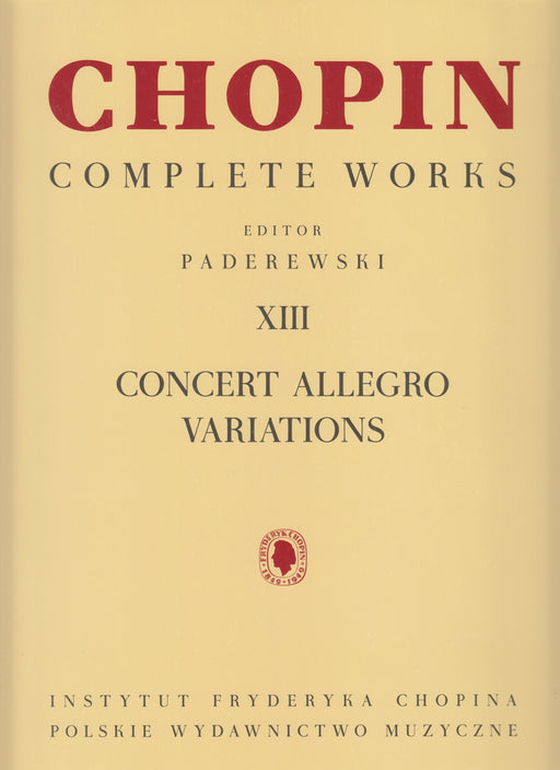 CW13 Concert Allegro, Variations