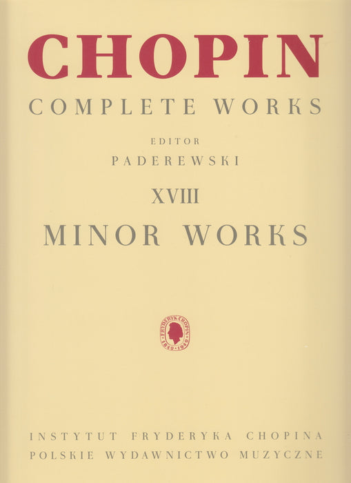 CW18 Minor Works - 色々な作品集 [パデレフスキ校訂 英語版 