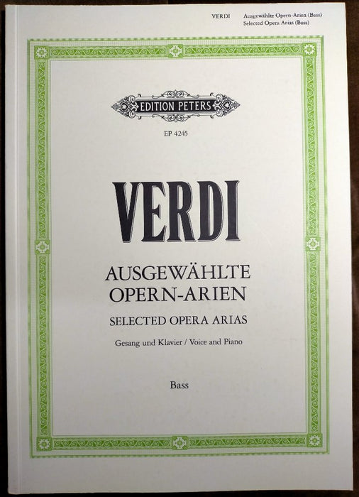 [理由あり品]Ausgewahlte Opern-Arien(Bass)