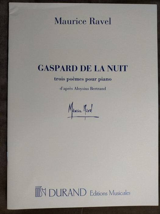 [理由あり品]Gaspard de la nuit -trois poemes pour piano