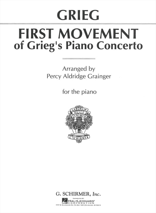 FIRST MOVEMENT of Greig's Piano Concerto