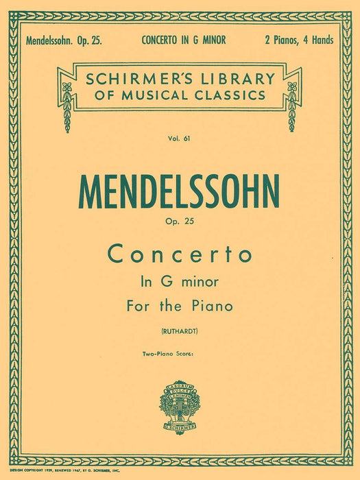 Concerto Op.25 In G-minor(PD