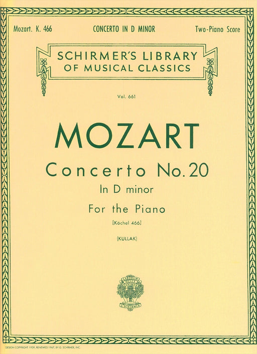 Concerto No.20 In D-minor For the Piano KV466