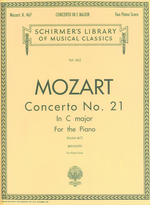 Concerto No.21 In C-major For the Piano KV467