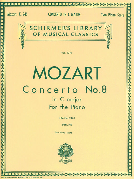 Concerto No.8 in C-major For the Piano KV246