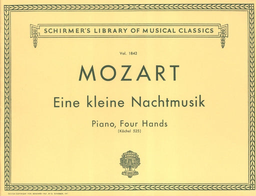Mozart〈1台4手連弾〉 — 楽譜専門店 Crescendo alle